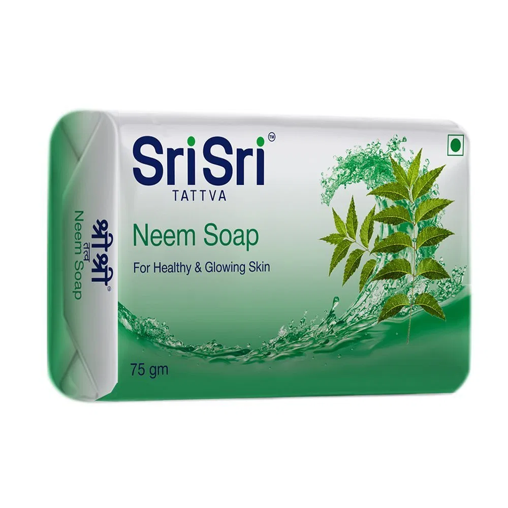 Мыло Neem Bar, Sri Sri Ayurveda, Набор 6 шт, 450 г