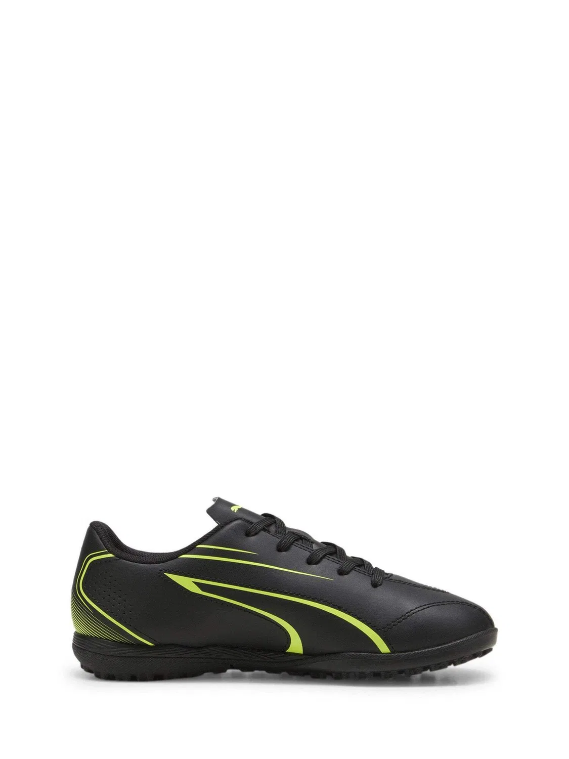 Детские футбольные бутсы для мальчиков Vittoria TT PUMA, Black Neon Yellow — фото 2