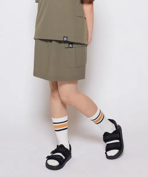 Детская юбка-карго с иннер-шортами Cargo Skirt CAMP7, Khaki Brown