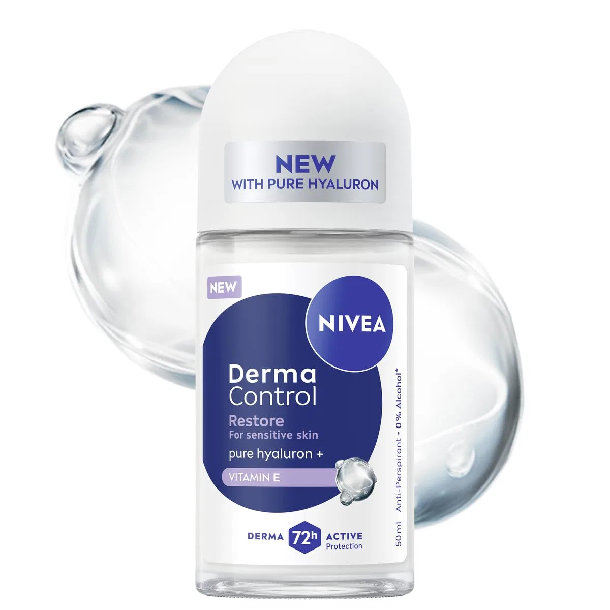 Антиперспирант-ролик Derma Control Restore, NIVEA, 50 мл, Fresh