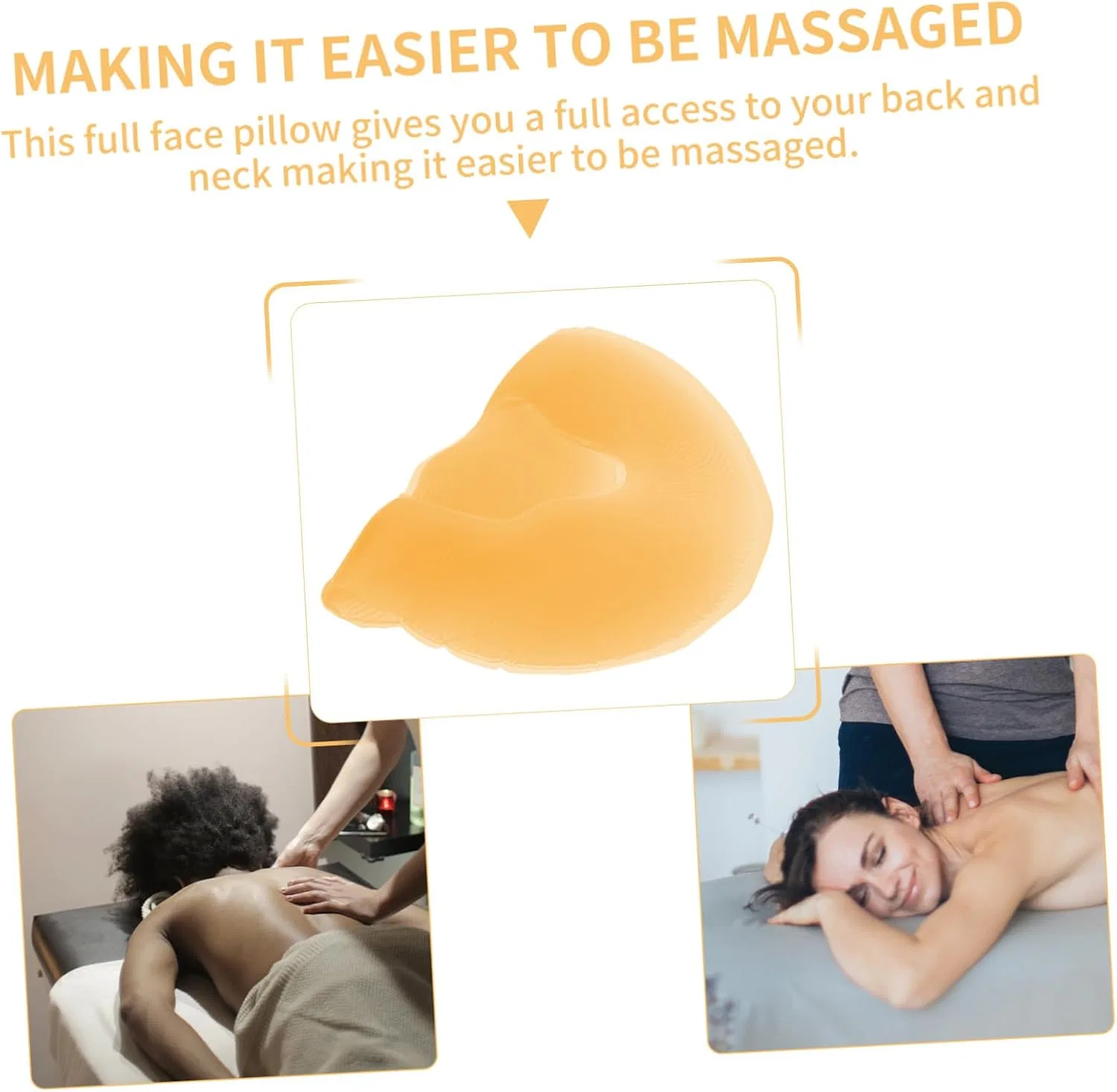 Массажная подушка для лица Silicone Face Cushion, DECORNIJIA, 750 г, Круглая — фото 3