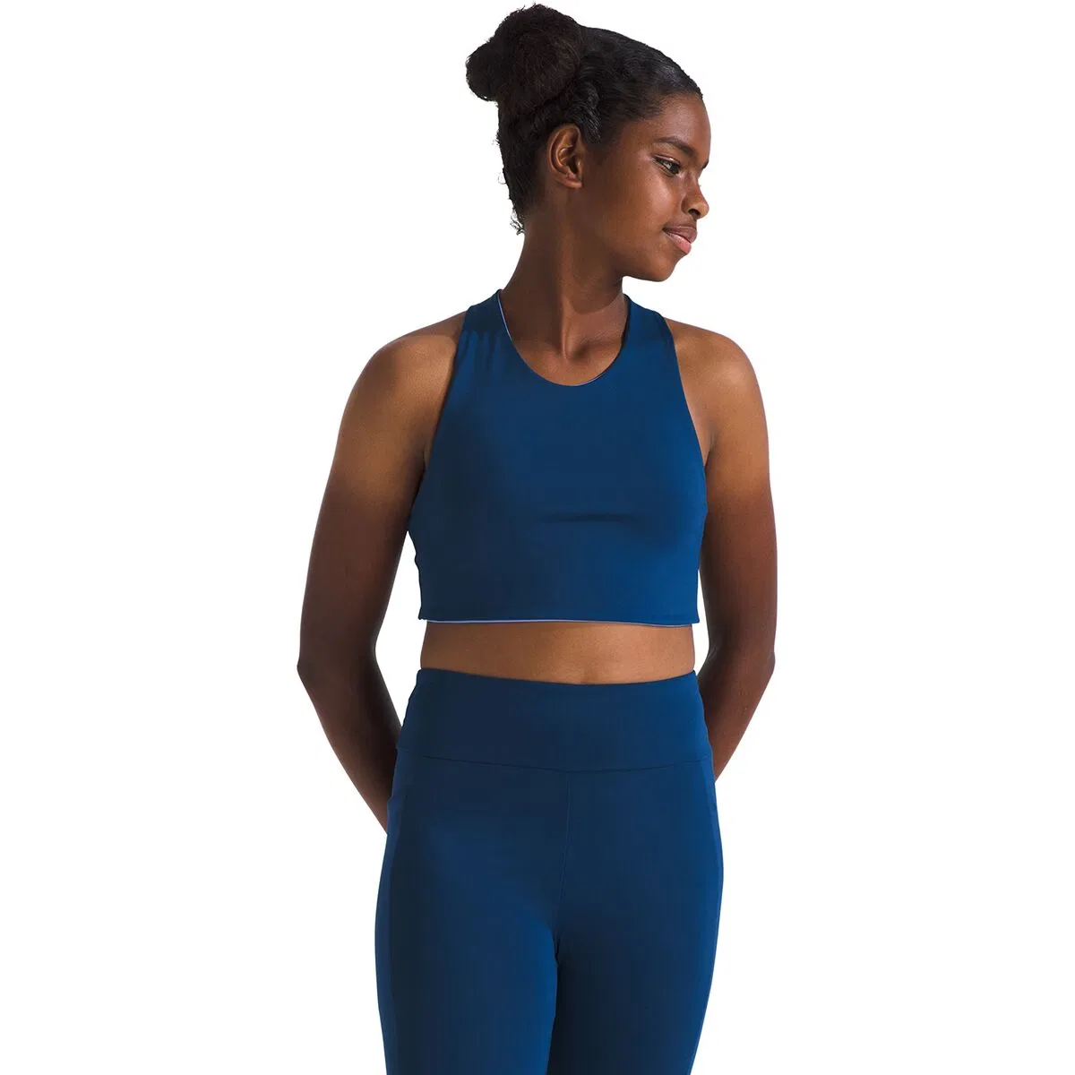 Детский топ-майка на бретелях без рукавов с принтом The North Face, Estate Blue/Virtual Blue