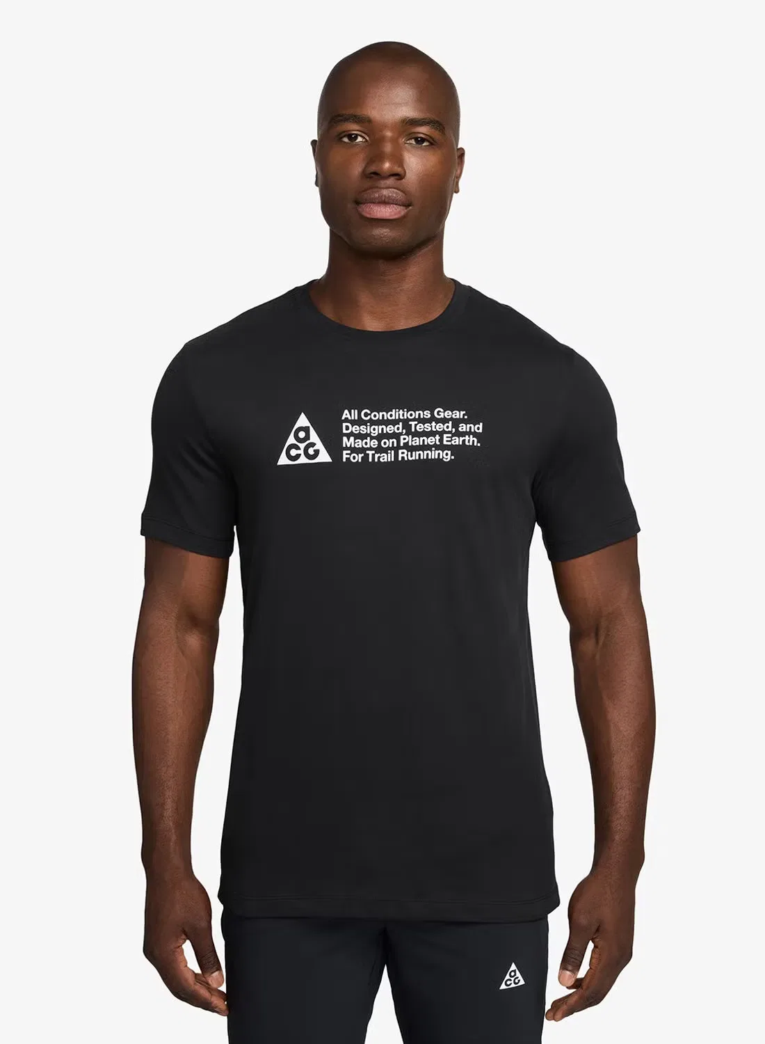 Футболка с принтом Acg Dri-Fit Trail Nike, черный