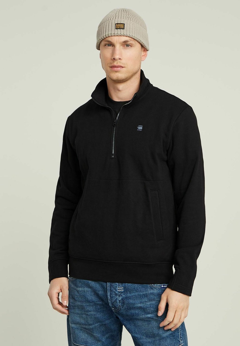 

Толстовка HALF ZIP G-STAR, черный
