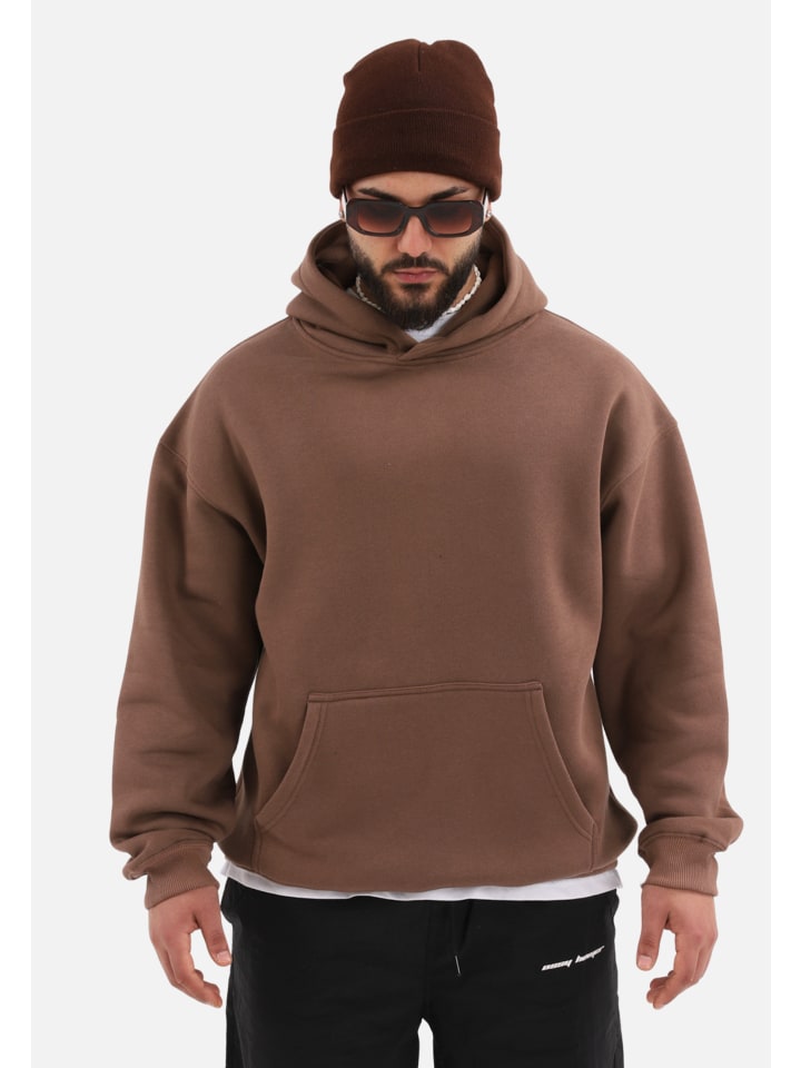 

Толстовка Brother Basic Oversize Hoodie, коричневый