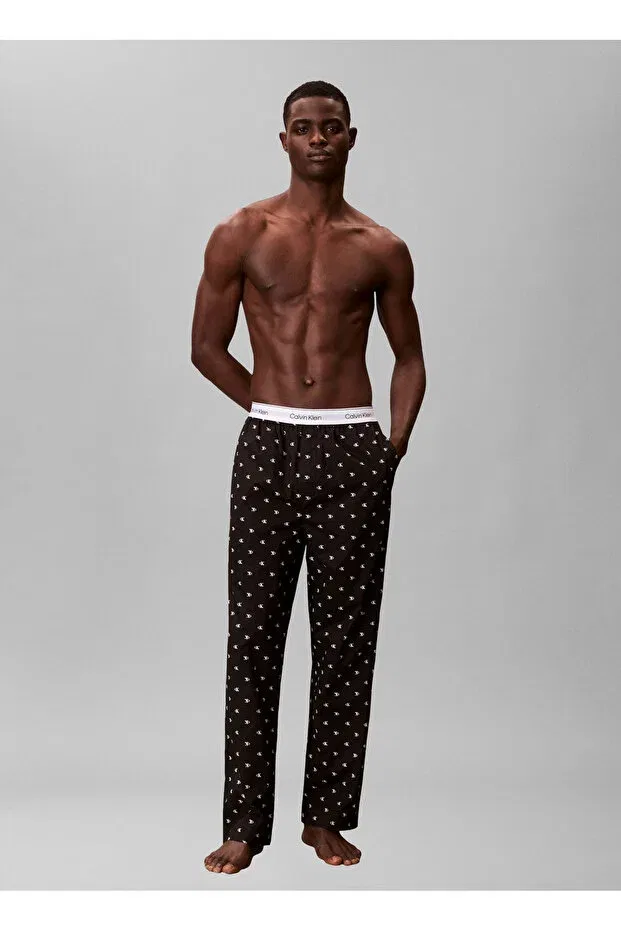 Мужские спортивные штаны с принтом Calvin Klein, Black