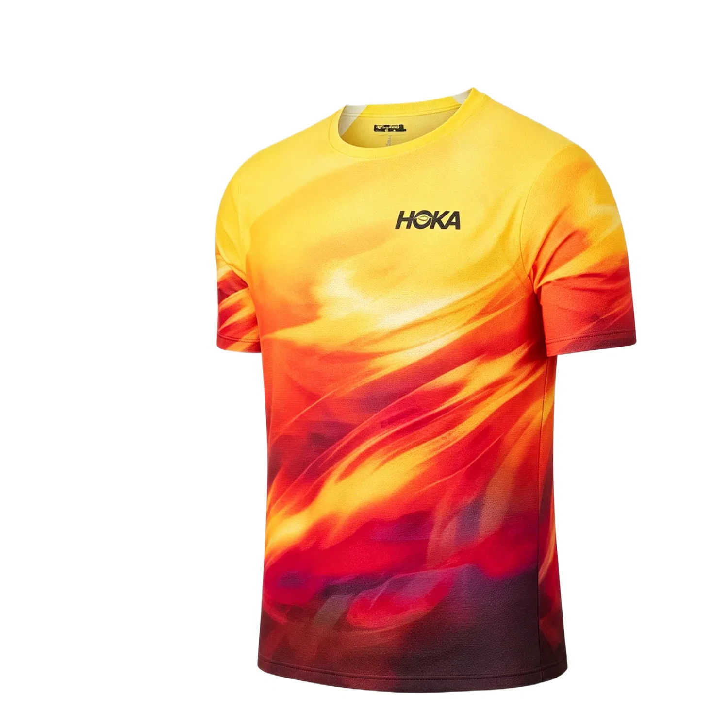 Детская быстросохнущая футболка с круглым вырезом Citrus Orange HOKA ONE ONE, Citrus Orange