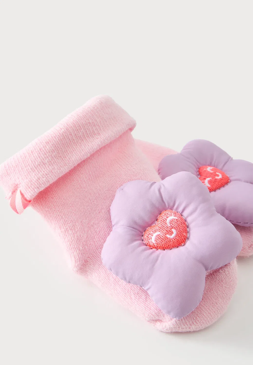 Тапочки для новорожденной девочки - носки Billieblush, Pink — фото 2