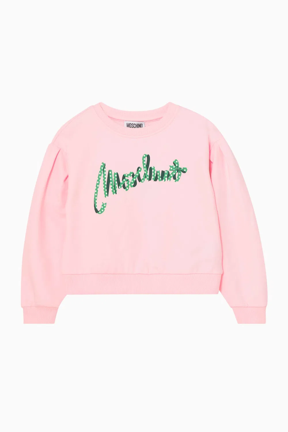 Свитшот с бантом-логотипом Moschino