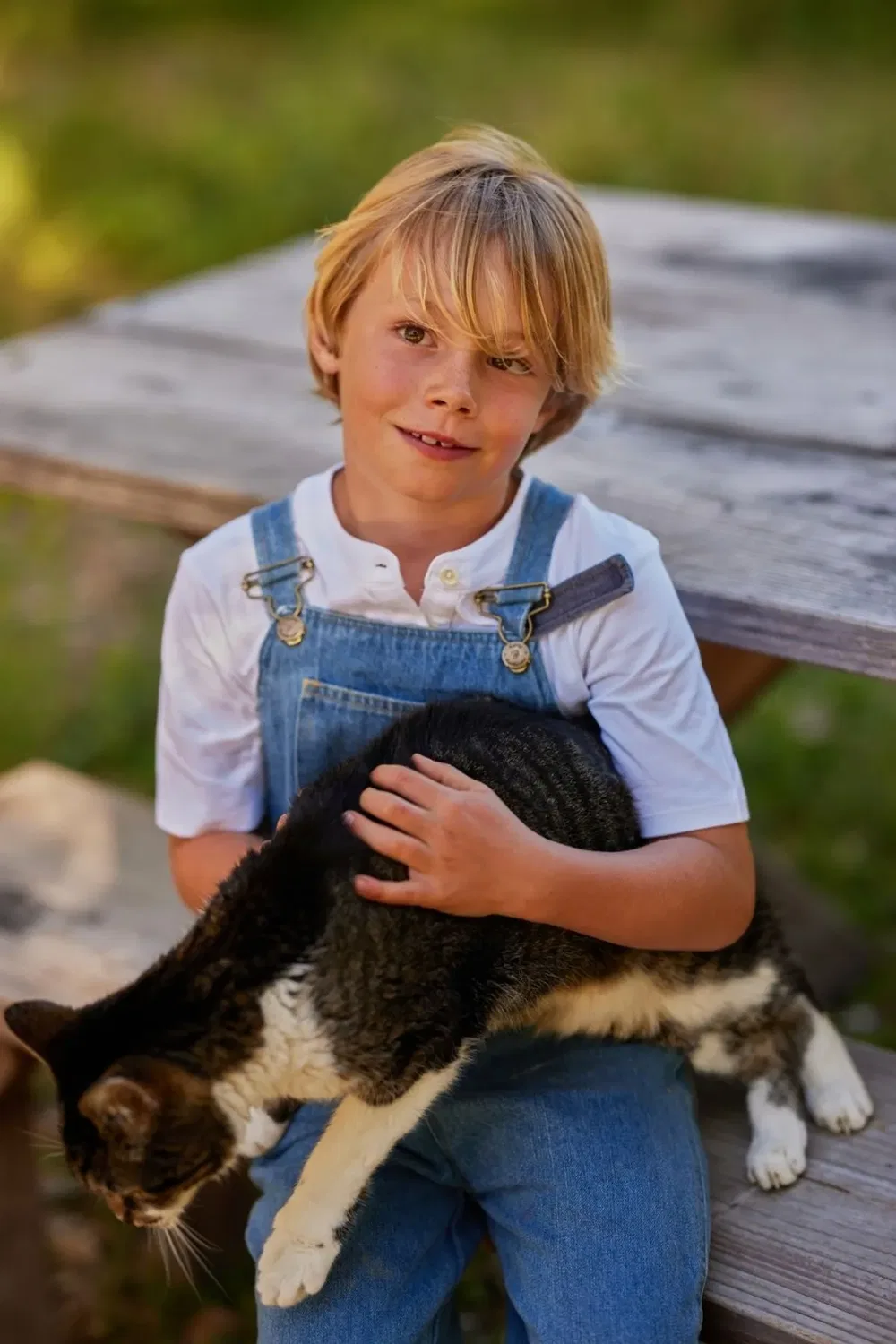 Детская футболка с коротким рукавом Maxi Short Sleeve Tee Dotty Dungarees, White — фото 3