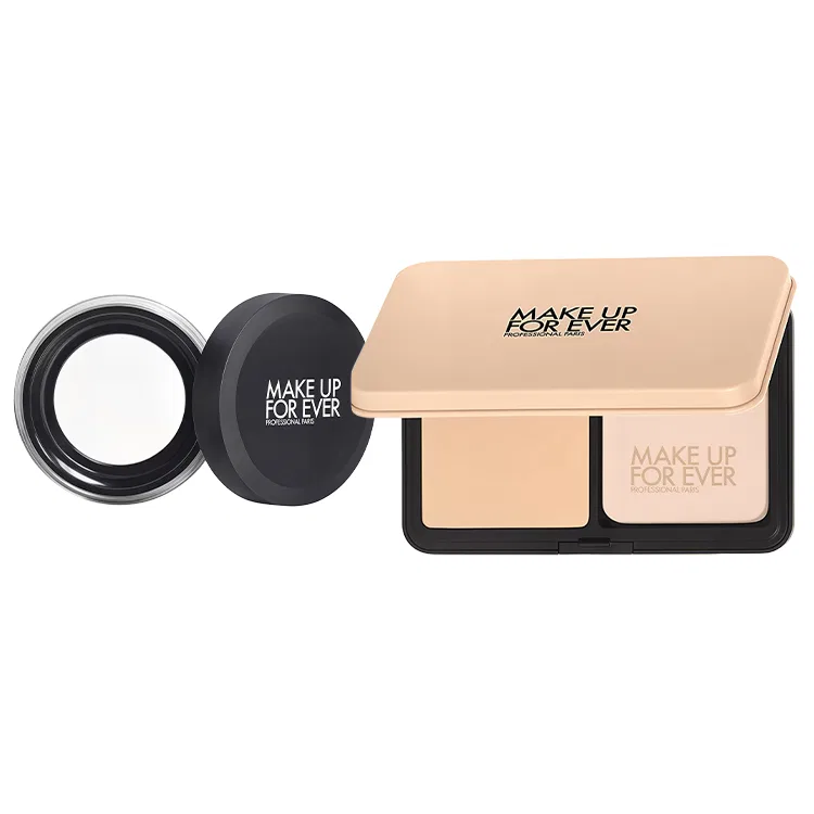 Набор макияжа Velvet Compact Powder, Make Up For Ever, Light Smoke Honey Pink