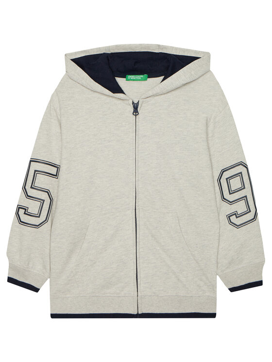 

Свободный крой толстовки 3BC1C504U United Colors Of Benetton, серый
