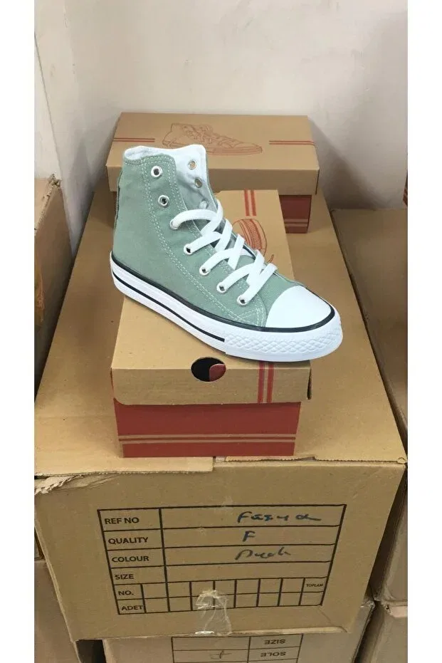 Детские туфли для девочек джинсовые Rabellashoes, Green