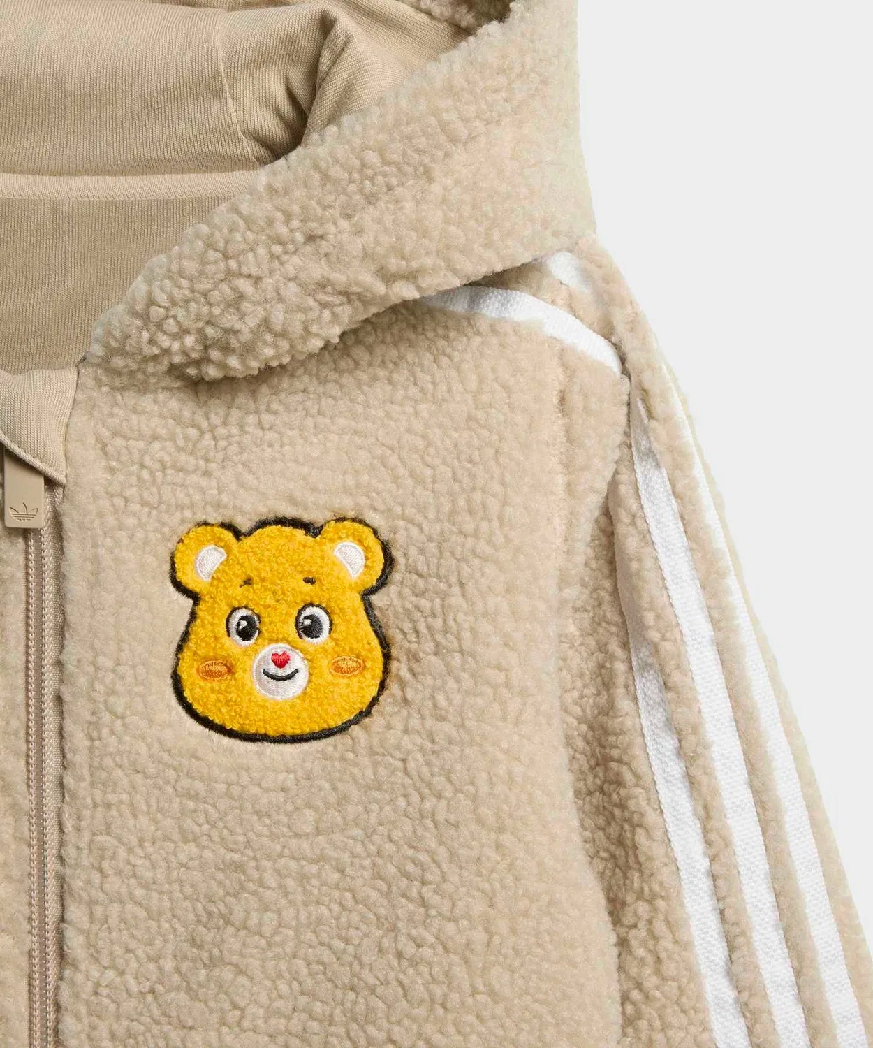 Детский комбинезон-слип с флисовой подкладкой Care Bear Adidas, Beige — фото 3