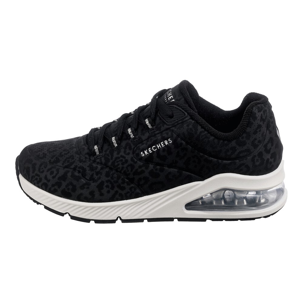 

Кроссовки Skechers Sport Uno, black tonal leopard print durabuck/ mesh trim, Черный, Кроссовки Skechers Sport Uno, black tonal leopard print durabuck/ mesh trim