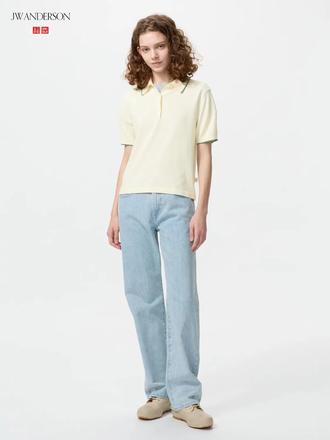 Прямые джинсы, удлиненные Uniqlo, синий