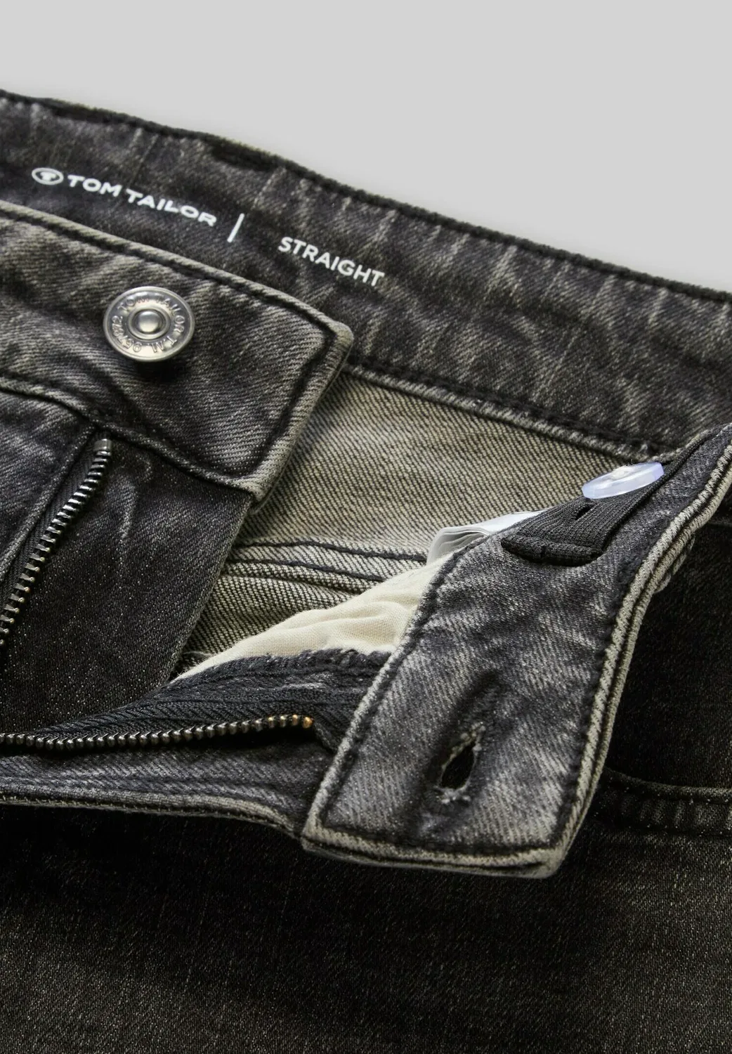 Прямые джинсы - джинсы прямого кроя Tom Tailor, Stone Grey Denim — фото 3