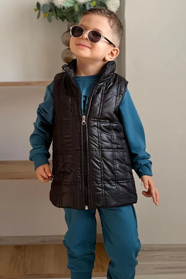 Детский спортивный комплект для мальчиков с принтом Donino Baby, Indigo