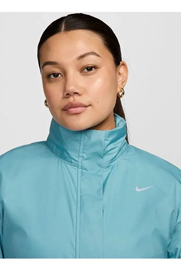 Женский дождевик с длинным рукавом Fast Repel Running Full-Zip Hooded Nike, Blue — фото 4
