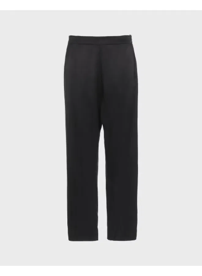 Брюки с боковой молнией Zara, черный