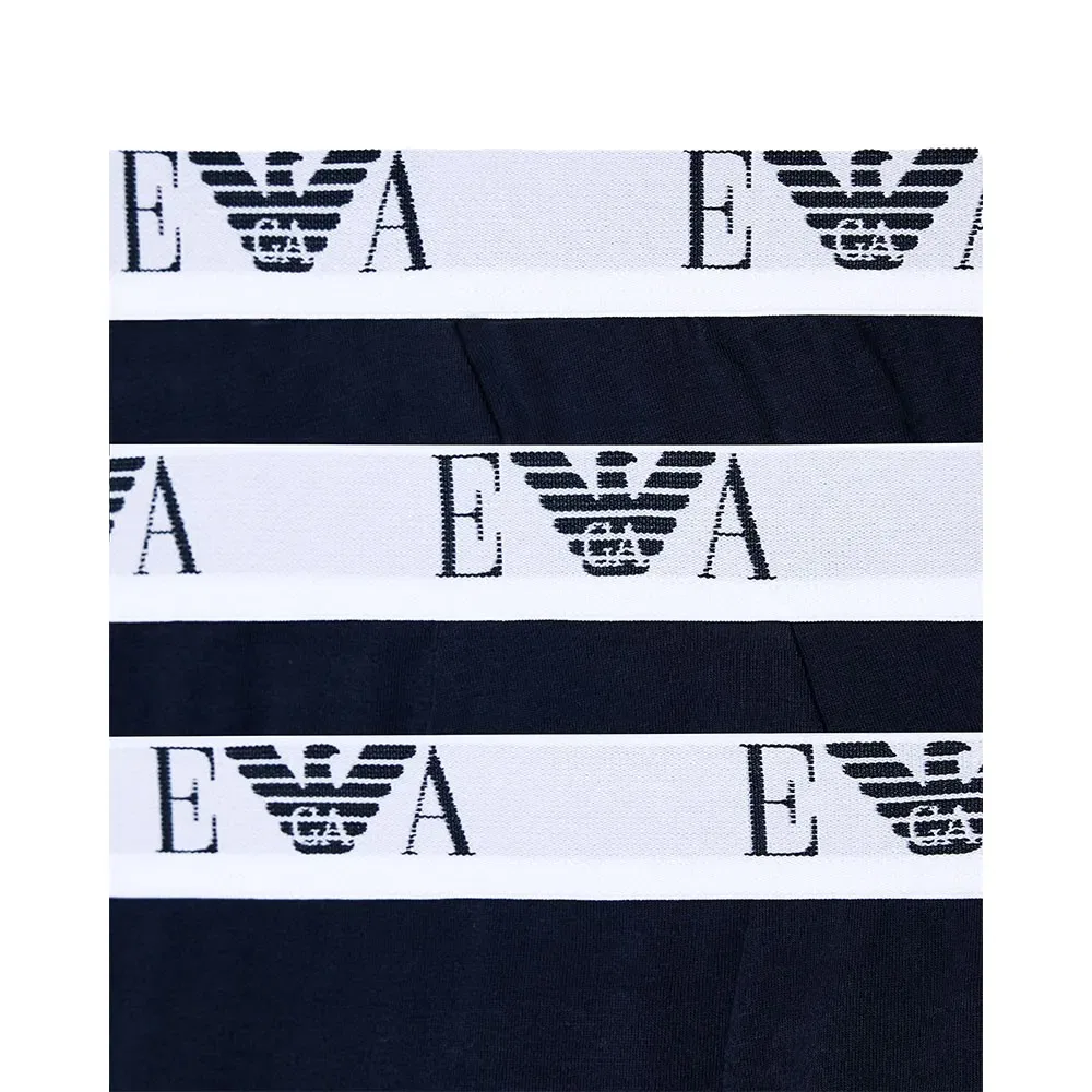 Боксеры 3 шт Emporio Armani, синий — фото 4