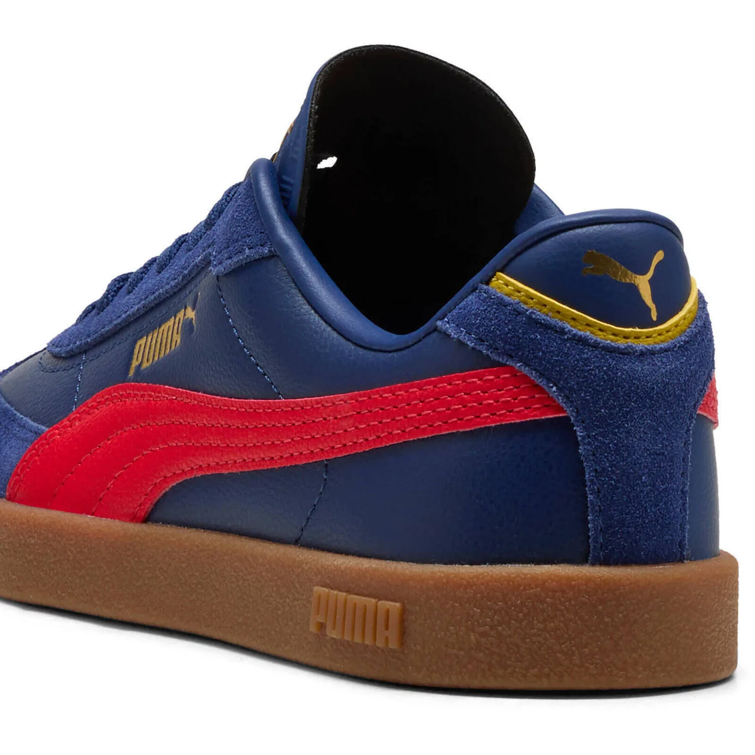 Детские кроссовки с кожаным верхом Puma Club Ii Era Jr, Blau — фото 4