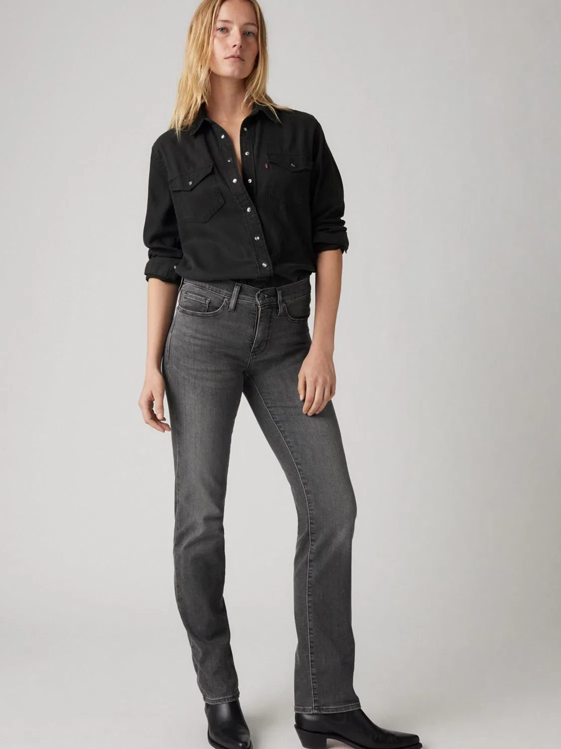 Levi's River Rock Grey 311 Моделирующие прямые джинсы