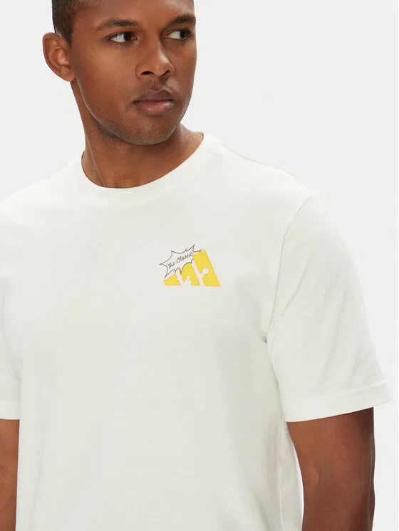Футболка regular fit Food Grilled Cheese Graphic Adidas, белый — фото 4