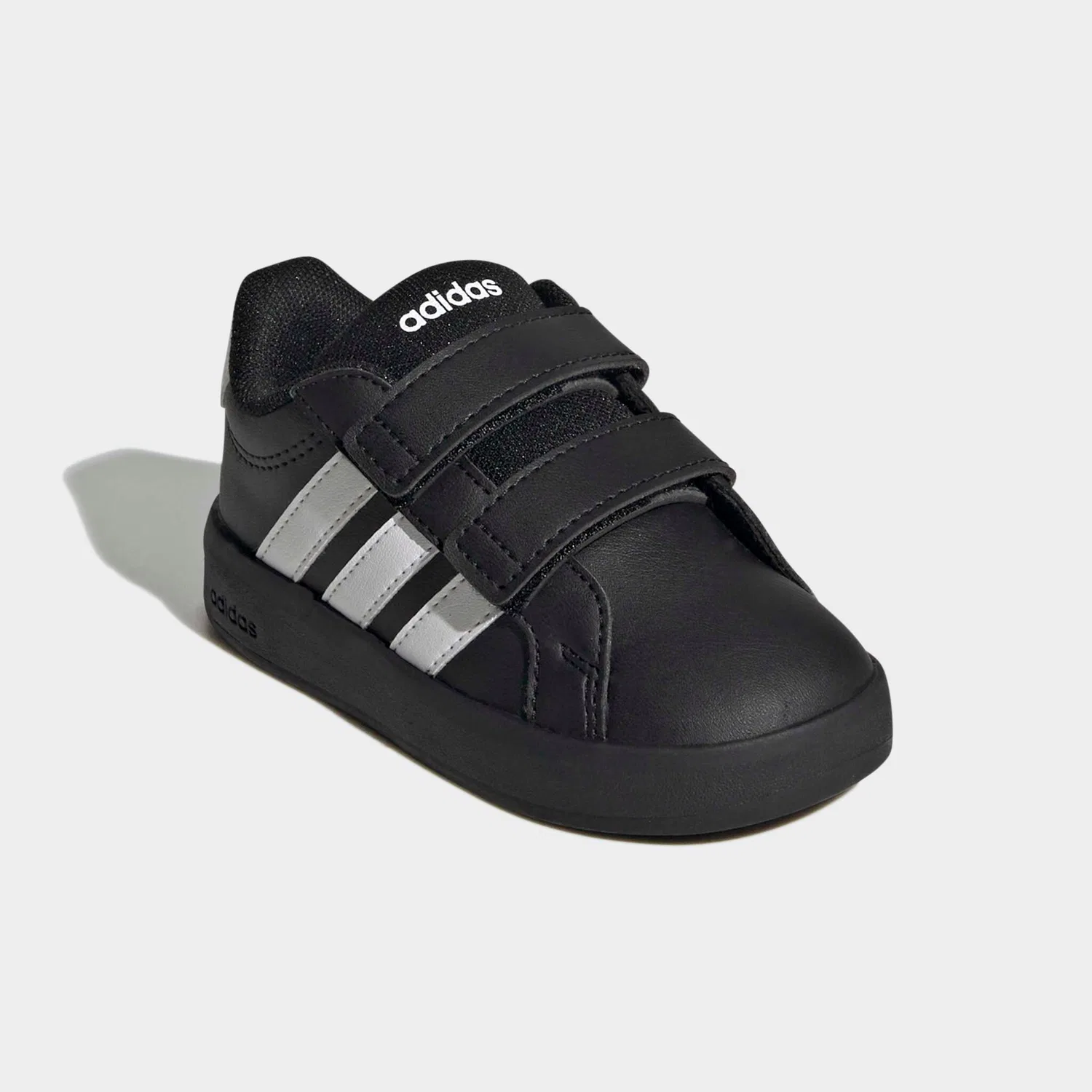 Детские кеды с тремя полосками Adidas Grand Court 3.0, Cloud White/Core Black