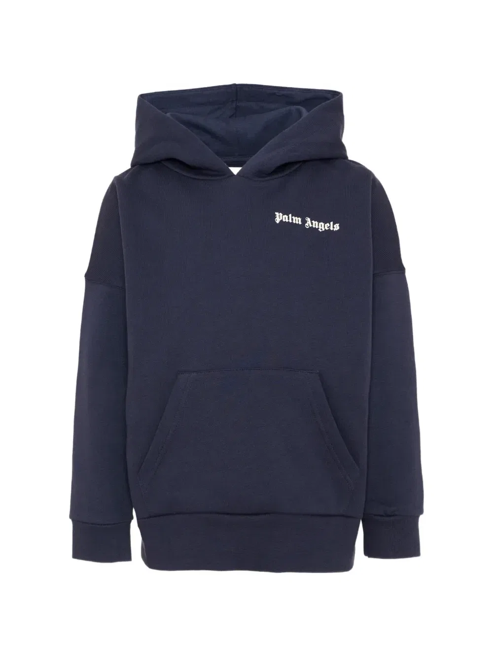 Худи из хлопка с логотипом Palm Angels Kids, синий