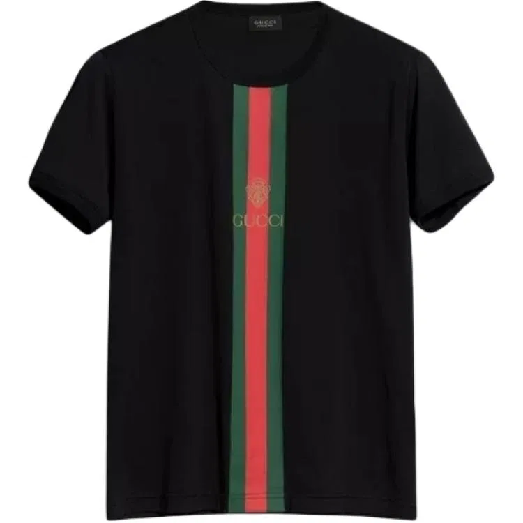 Футболка GUCCI, Круглый вырез, Прямая посадка, White — фото 4