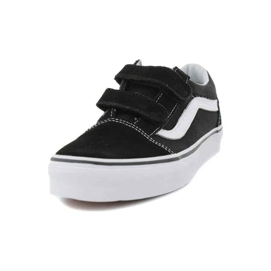 Детские кеды с липучками Old Skool V Vans, Черный — фото 2