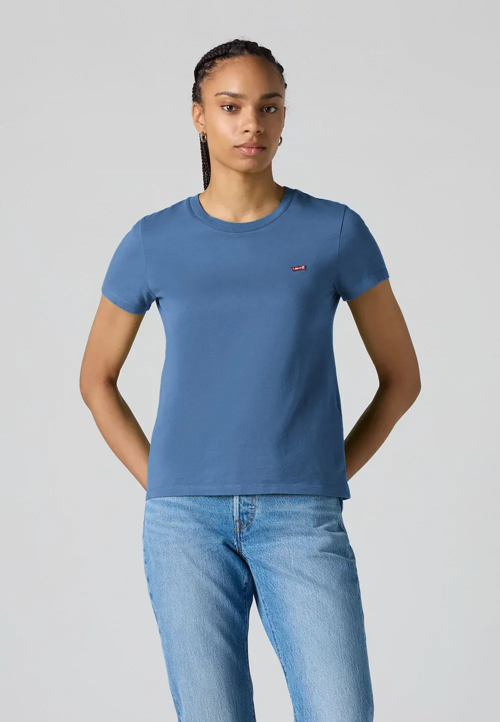 Идеальная футболка - базовая футболка Levi'S, Charcoal Blue — фото 2