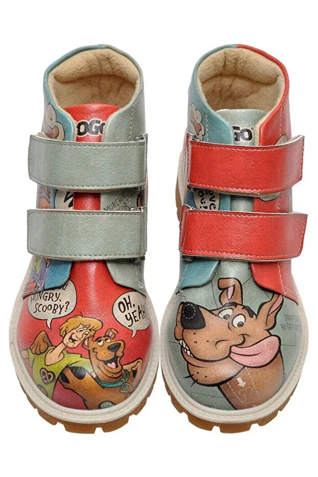 Детские ботинки для девочек с принтом Warner Bros Hungry Doo Scooby Doo Design Dogo, Multicolor — фото 4