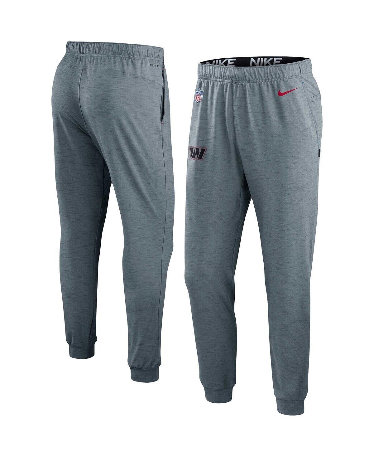 

Брюки мужские heather grey washington commanders sideline pop player performance lounge Nike, мульти