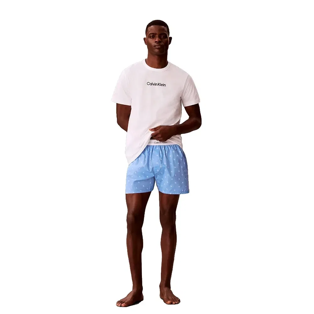 Пижама с коротким рукавом Calvin Klein, синий