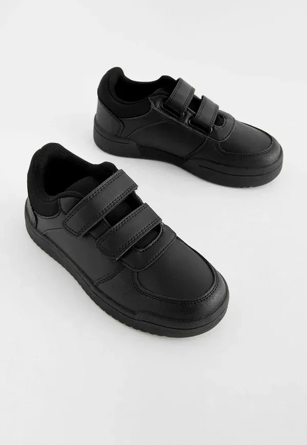 Туфли на широкую стопу с застежкой-липучкой Wide fit two strap shoes Next, черный — фото 2
