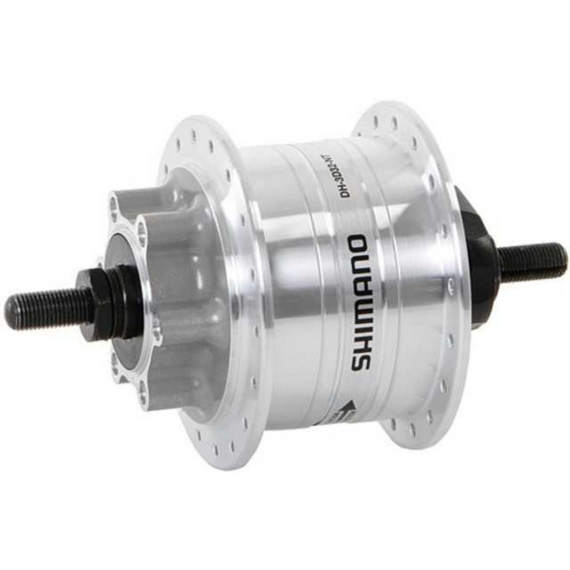 Динамо-втулка Shimano Nexus 6V 3W ELOPS, серебро - фото