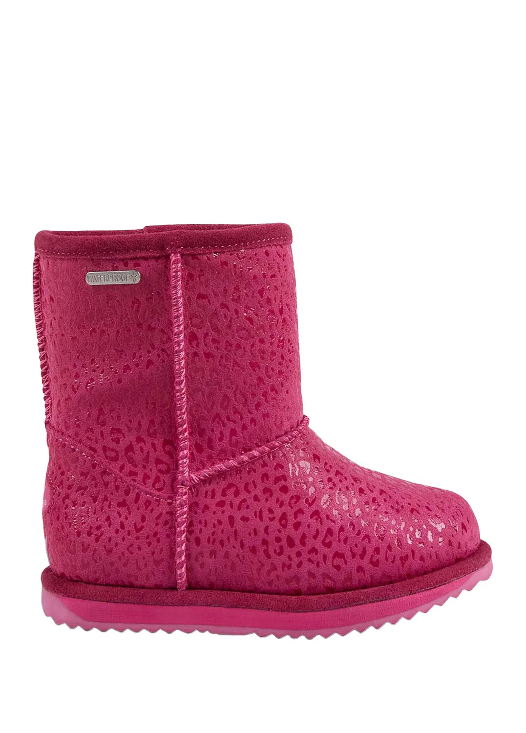 Ботиночки детские EMU Australia Leopard Brumby, pink