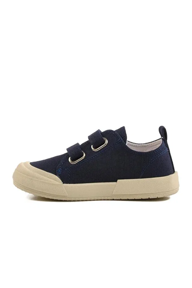 Детские повседневные туфли для девочек без шнуровки Walkway, Navy Blue — фото 2
