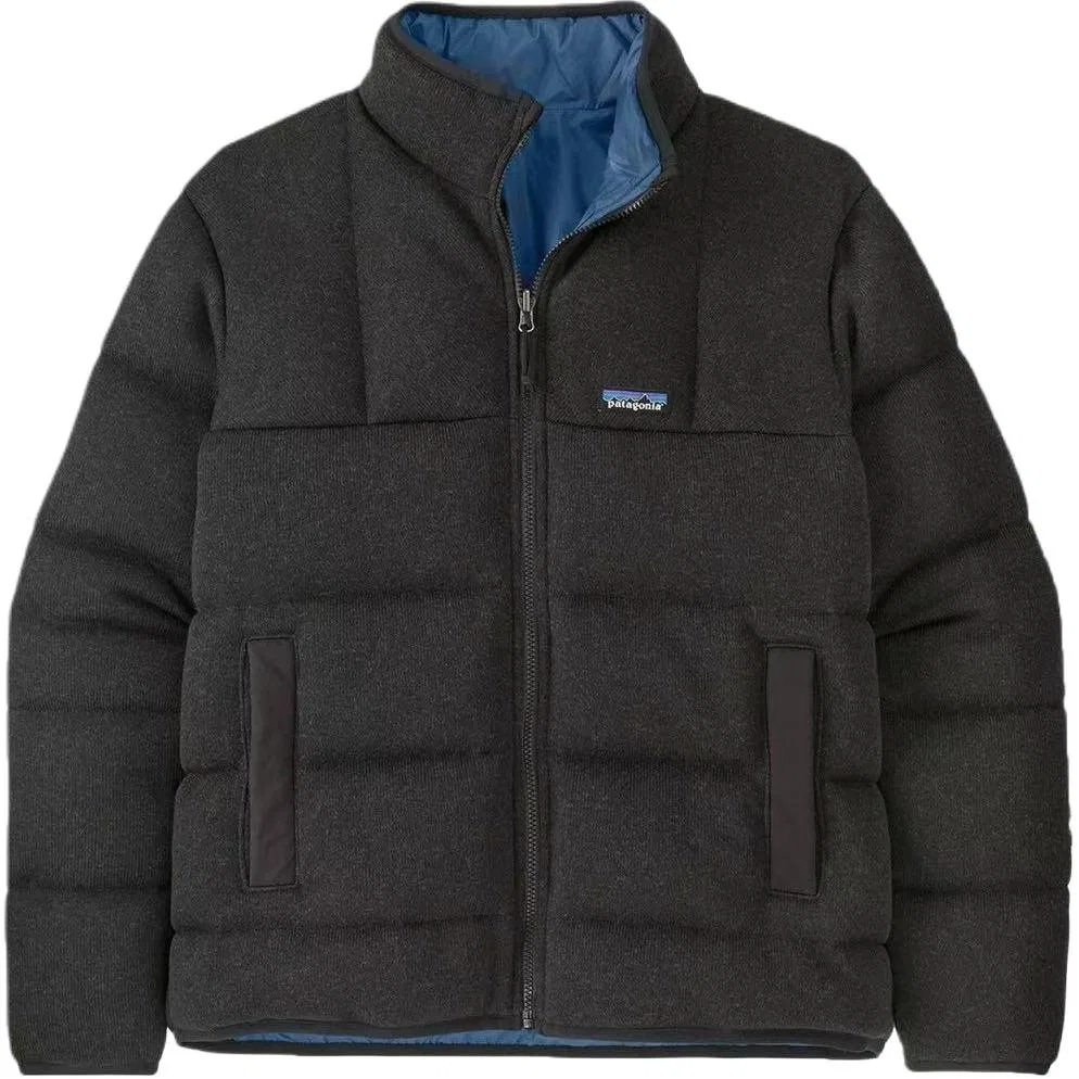 Мужское пуховое пальто с принтом Patagonia, Black