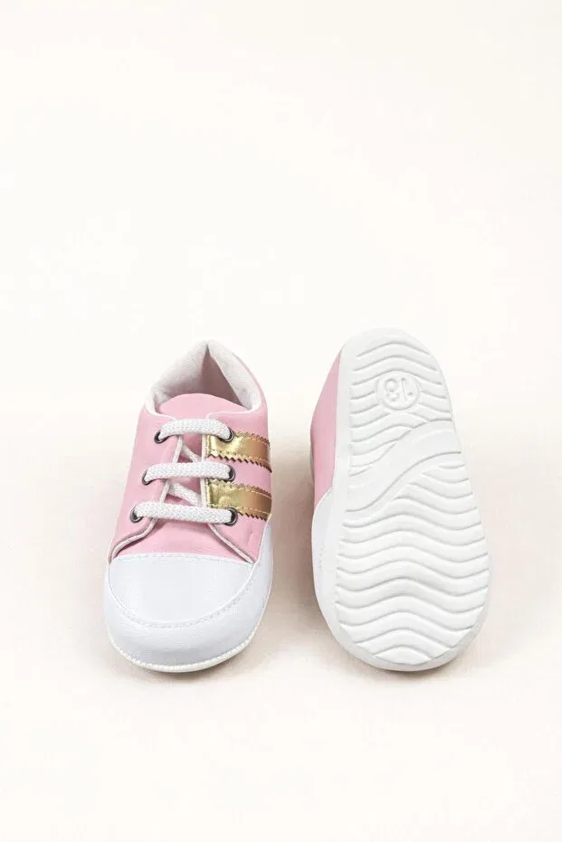 Детские туфли для девочек с принтом Flexible Numix Baby Kids, Pink — фото 3