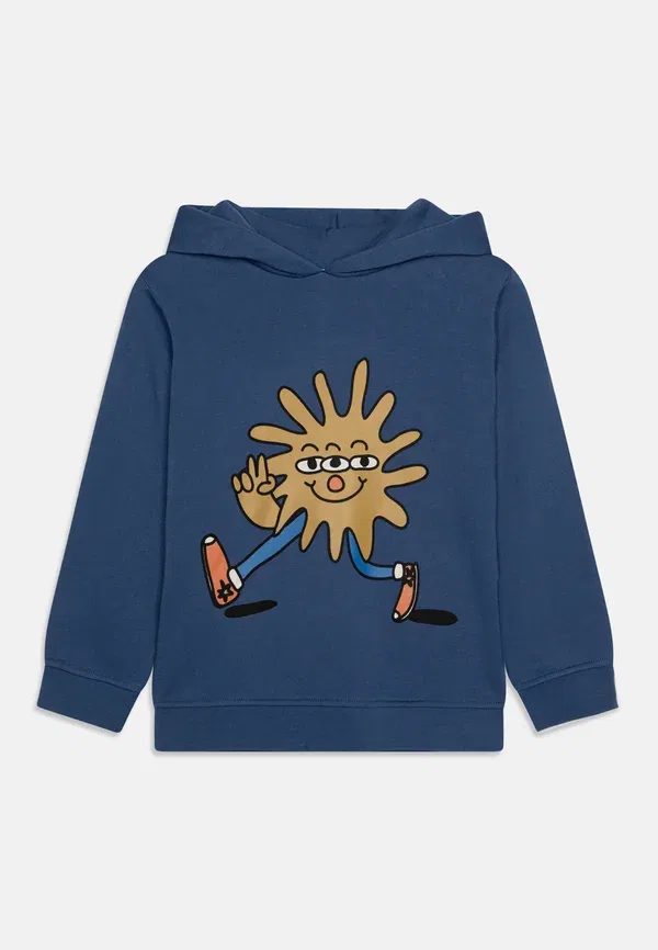 Худи с принтом Hoodie Stella Mccartney Kids, синий — фото 3
