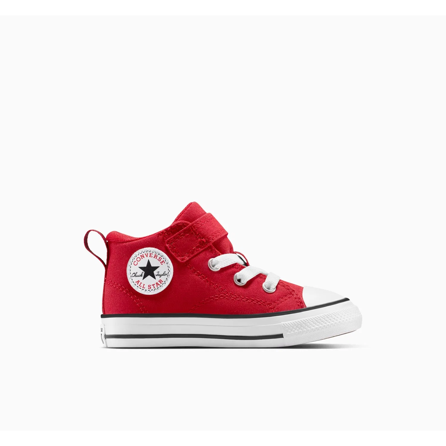 Детские кеды высокие с круглым носком Converse, Red/White/Black — фото 2