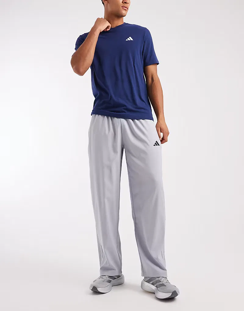 Спортивные брюки Adidas Performance Power Essentials светло-серый — фото 2