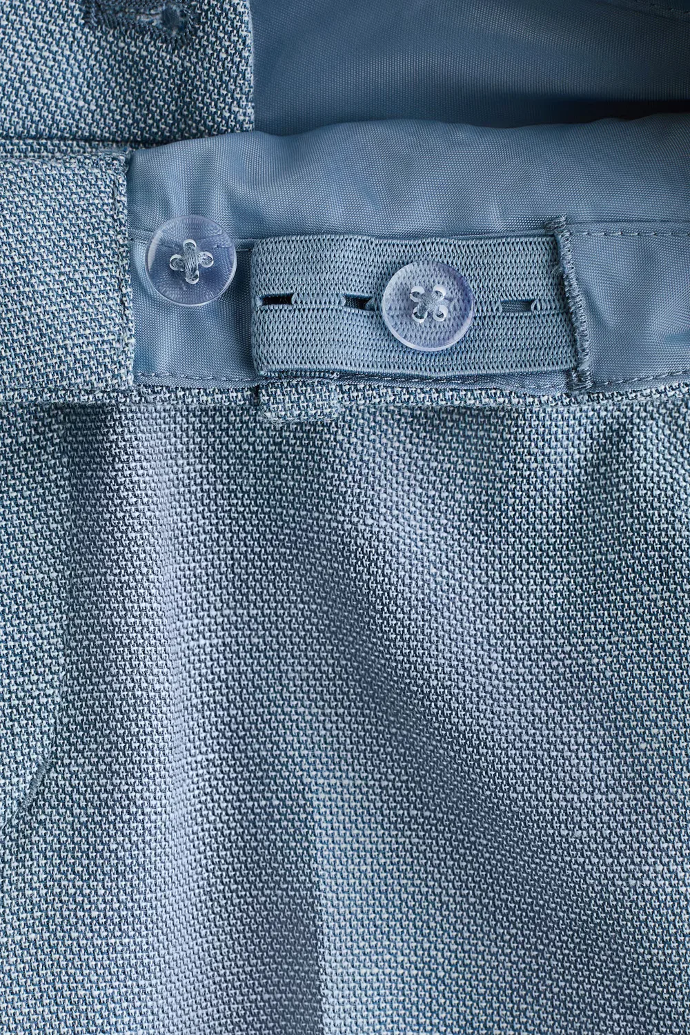 Костюм из смеси льна H&M, Helles Mattblau — фото 3