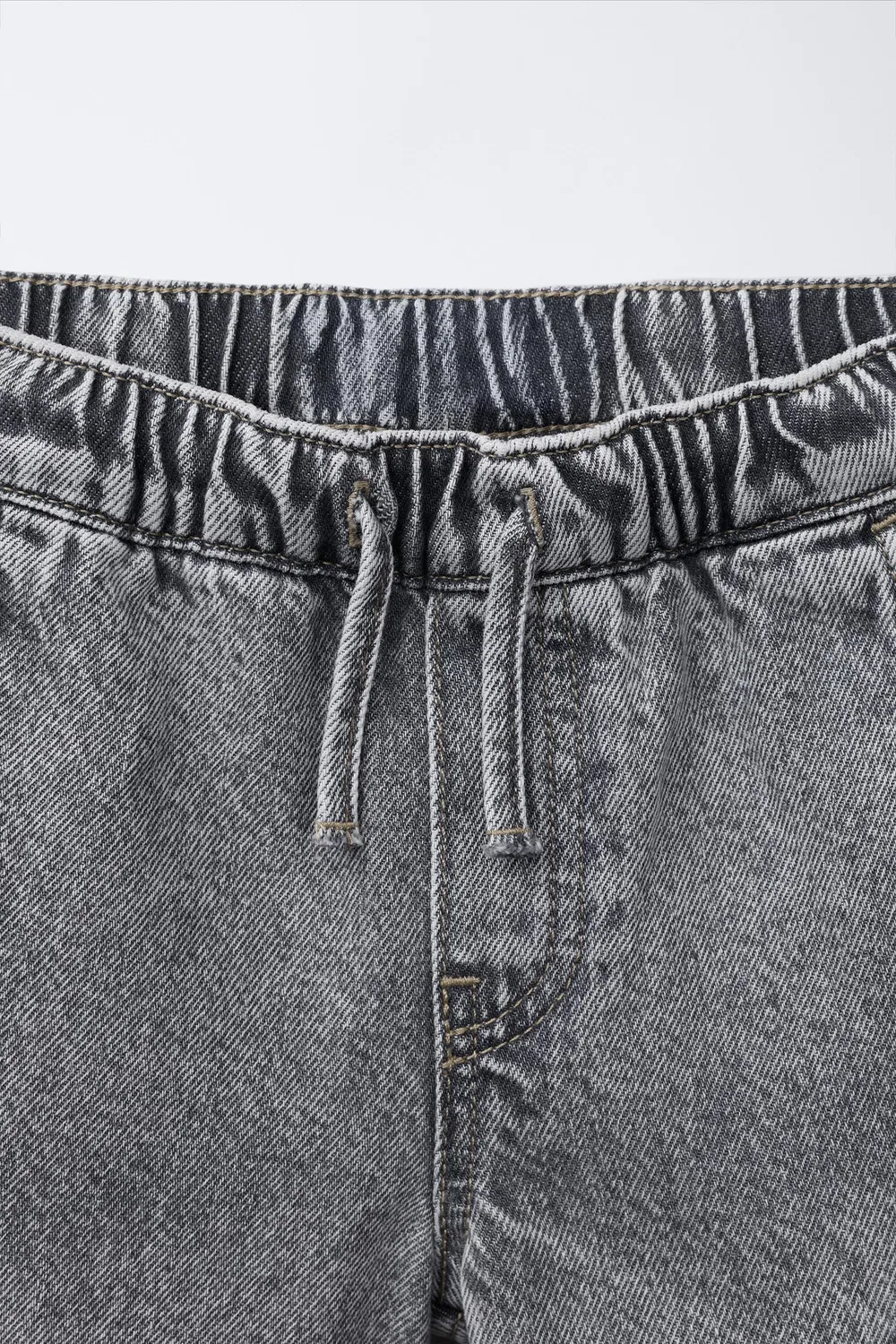 ШОРТЫ-БЕРМУДА ИЗ ГОРОДСКОГО ДЕНИМА ZARA, Mid-Grey — фото 3