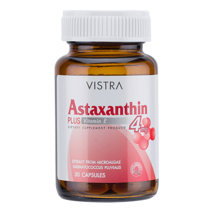 

Астаксантин Vistra Plus Vitamin E, 4 мг, 14 капсул