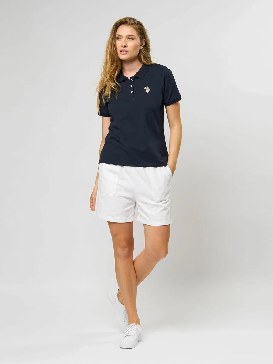 Футболка U.S. Polo Assn. 'UWHariet' сапфирового цвета — фото 3