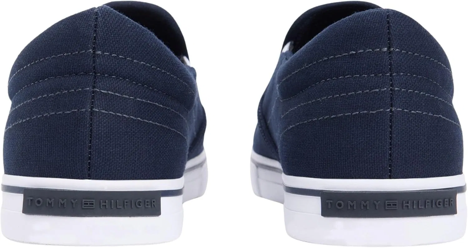 Мужские низкие кроссовки Tommy Hilfiger Vulc Core Slip On Fm0fm05689, Blue Desert Sky — фото 2